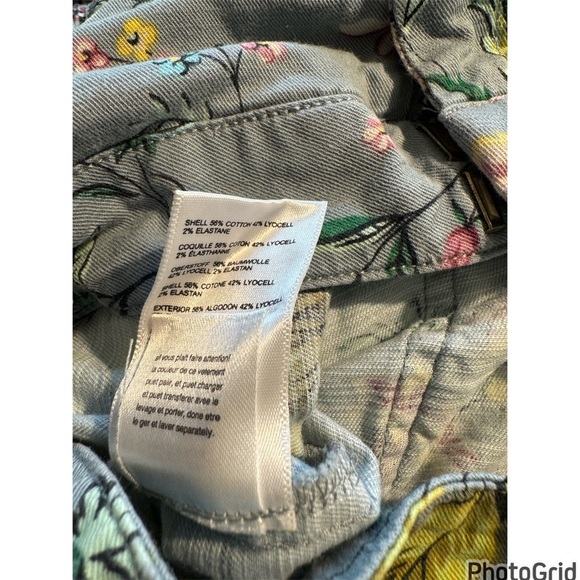 Anthropologie Floral Cargo Pants - Picture 11 of 11
